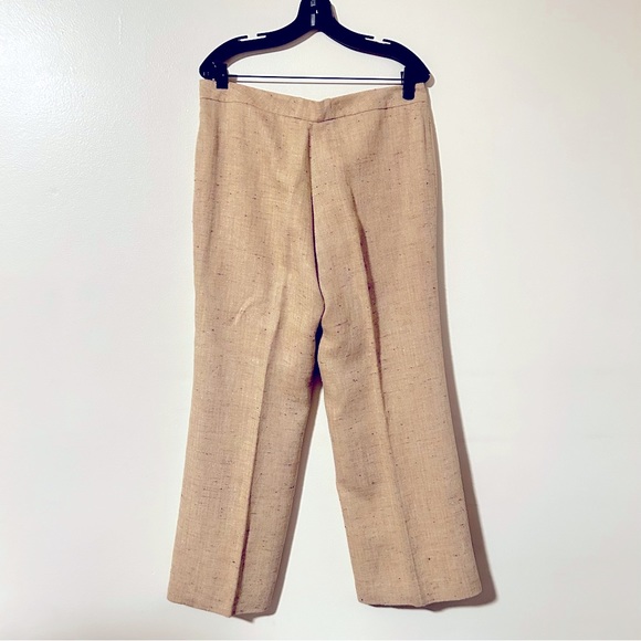 Dana Buchman Women’s Separates Herringbone Tan/Beige Blazer Size10 & Pants Size8 - Picture 10 of 13